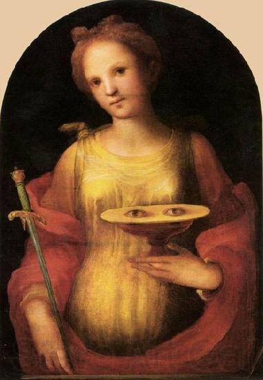Domenico Beccafumi Saint Lucy Spain oil painting art